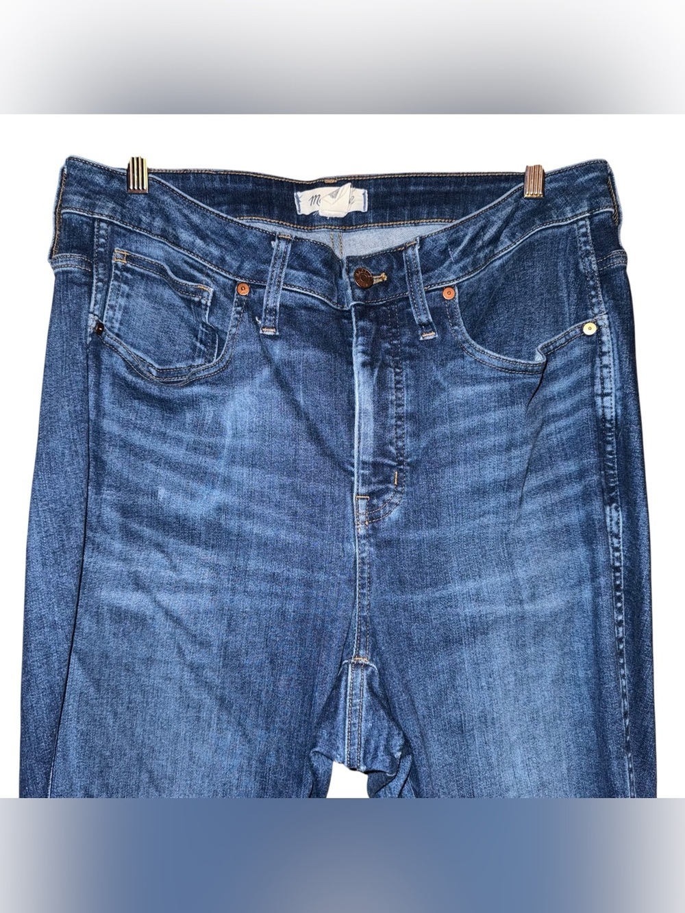 MADEWELL Curvy High-Rise Skinny Jeans in Lanette Wash Plus Size 16W - Picture 4 of 13